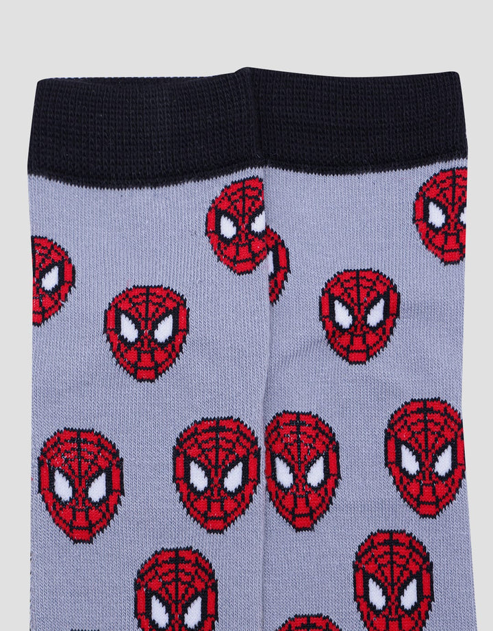 Marvel Spiderman Head Boys Socks