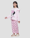 Disney Minnie Ruffle Bahu Baju Tidur Set Anak Perempuan