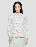 Triset Casual Flowy Print Blouse Women