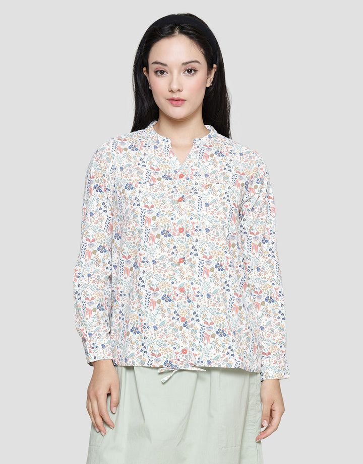 Triset Casual Flowy Print Blouse Women