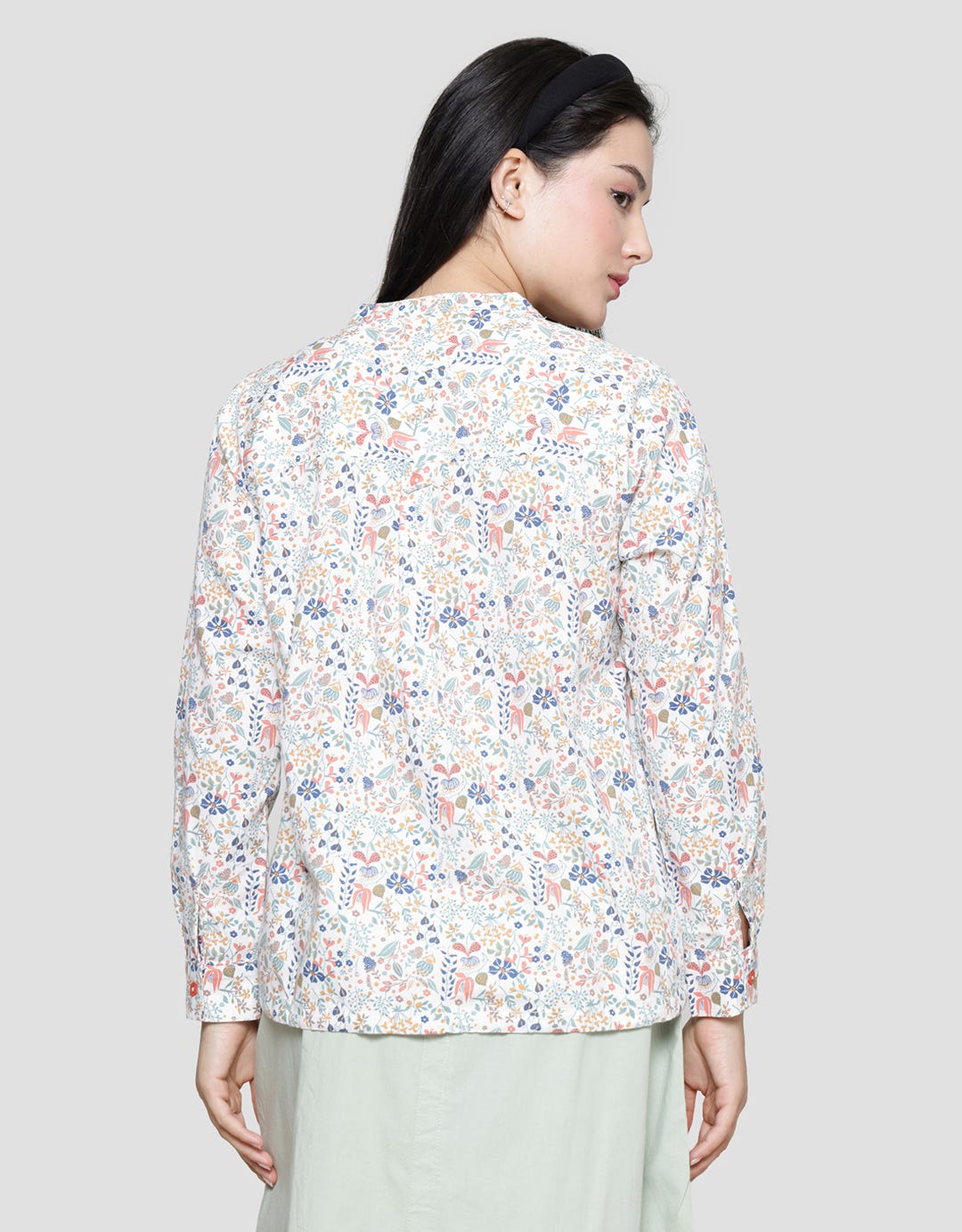 Triset Casual Flowy Print Blouse Women