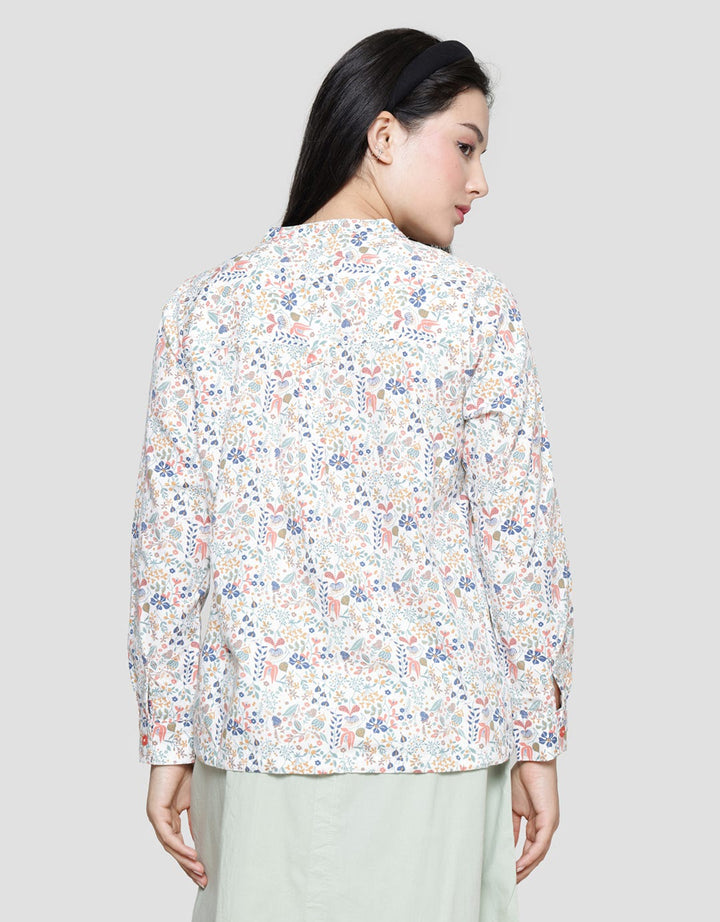 Triset Casual Flowy Print Blouse Women