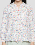 Triset Casual Flowy Print Blouse Women