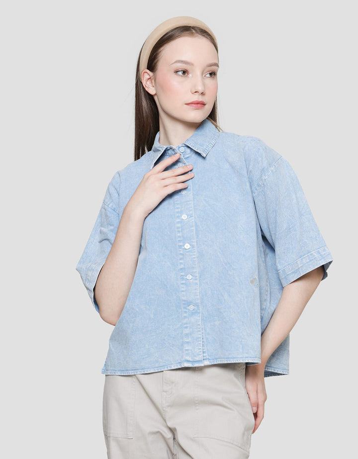 Triset Women's Denim Blouse