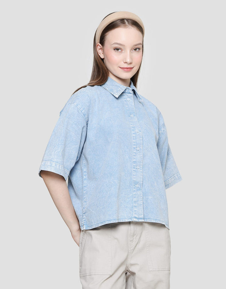 Triset Women's Denim Blouse