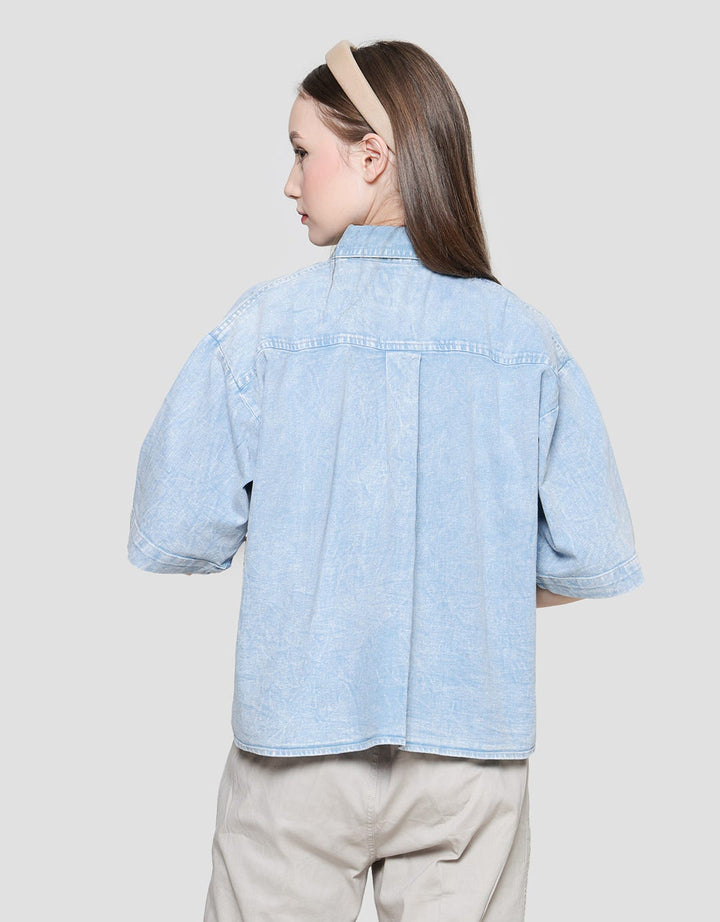Triset Women's Denim Blouse