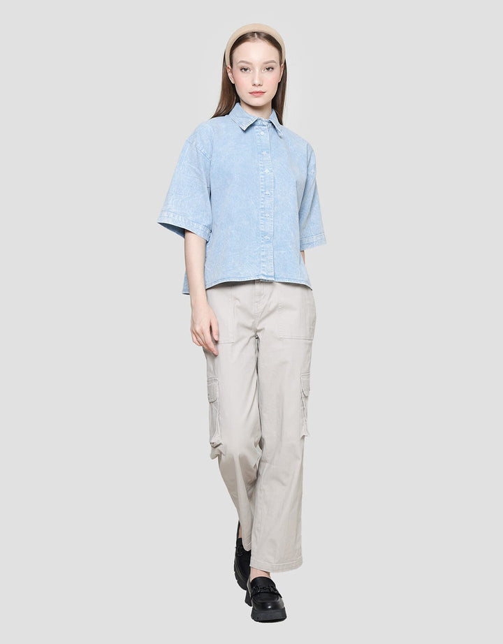 Triset Women's Denim Blouse