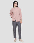 Triset Casual Plain Basic Blouse Wanita