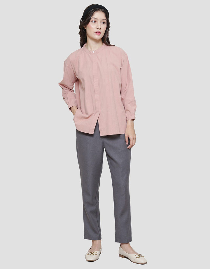 Triset Casual Plain Basic Blouse Wanita