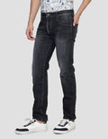 Watchout! Jeans Slim Fit Washed Accent Celana Panjang Pria