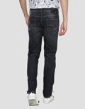 Watchout! Jeans Slim Fit Washed Accent Celana Panjang Pria