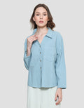 Details Women's Long Sleeve Shirt With Left Pocket