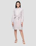Cardinal Femme Full Stripes Dress Wanita