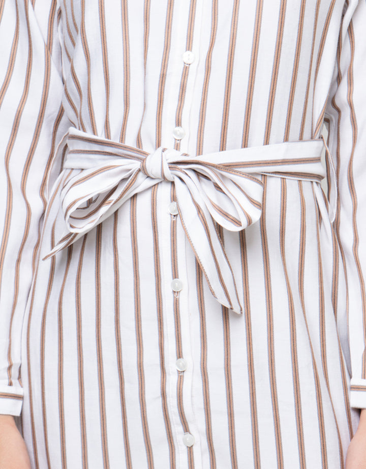 Cardinal Femme Full Stripes Dress Wanita