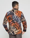Arjuna Weda Slim Fit Batik Rainbow Shirt Men's Iteman