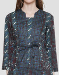 Arjuna Weda Blouse Batik Sawat Kawung Cap Wanita