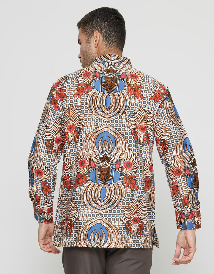 Arjuna Weda King's Crown Men's Batik Shirt