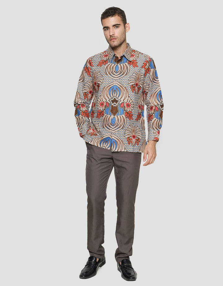 Arjuna Weda King's Crown Men's Batik Shirt