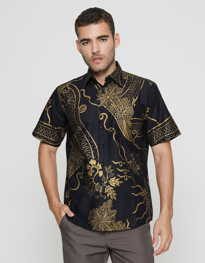 Arjuna Weda Hem Slim Fit Batik Motif Men