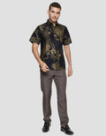 Arjuna Weda Hem Slim Fit Batik Motif Men
