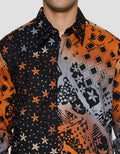 Arjuna Weda Rainbow Batik Body Fit Shirt Men's Iteman