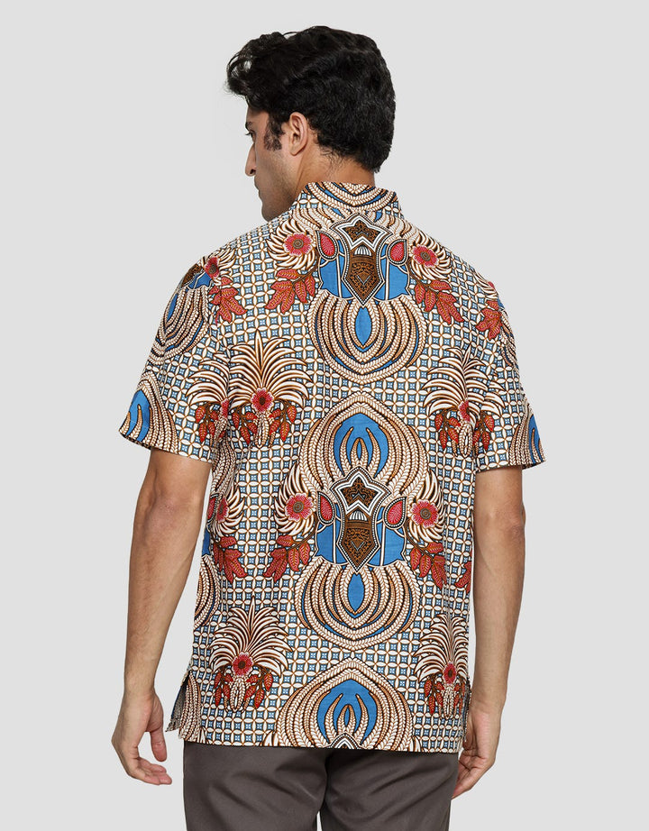 Arjuna Weda Hem Body Fit Batik Mahkota Raja Pria