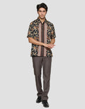 Adikusuma Hem Regular Fit Batik Wulu Kembang Pria