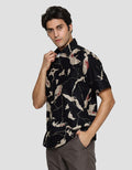 Adikusuma Hem Slim Fit Batik Pria Abstrak