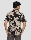 Adikusuma Hem Slim Fit Batik Pria Abstrak