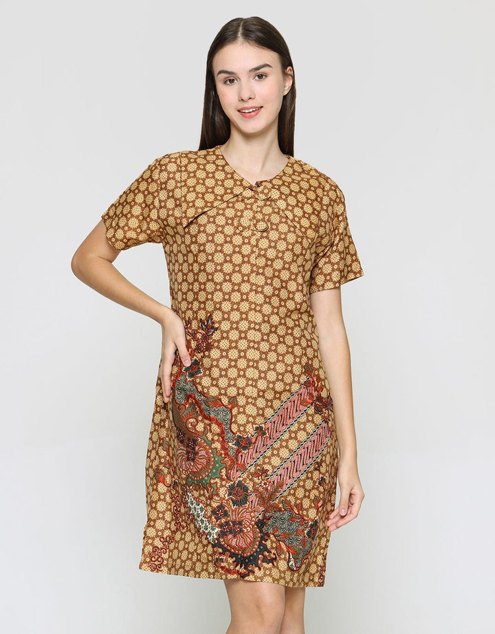 Adikusuma Women's Batik Parang Chrysanthemum Blouse