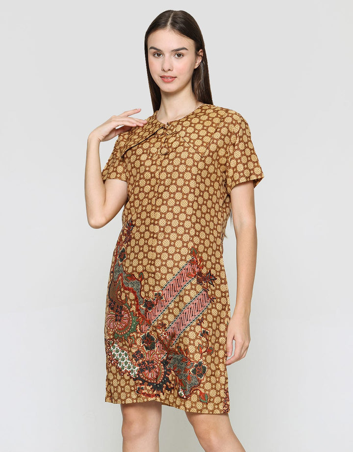 Adikusuma Women's Batik Parang Chrysanthemum Blouse