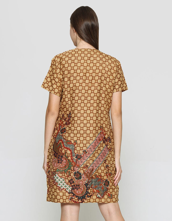 Adikusuma Women's Batik Parang Chrysanthemum Blouse