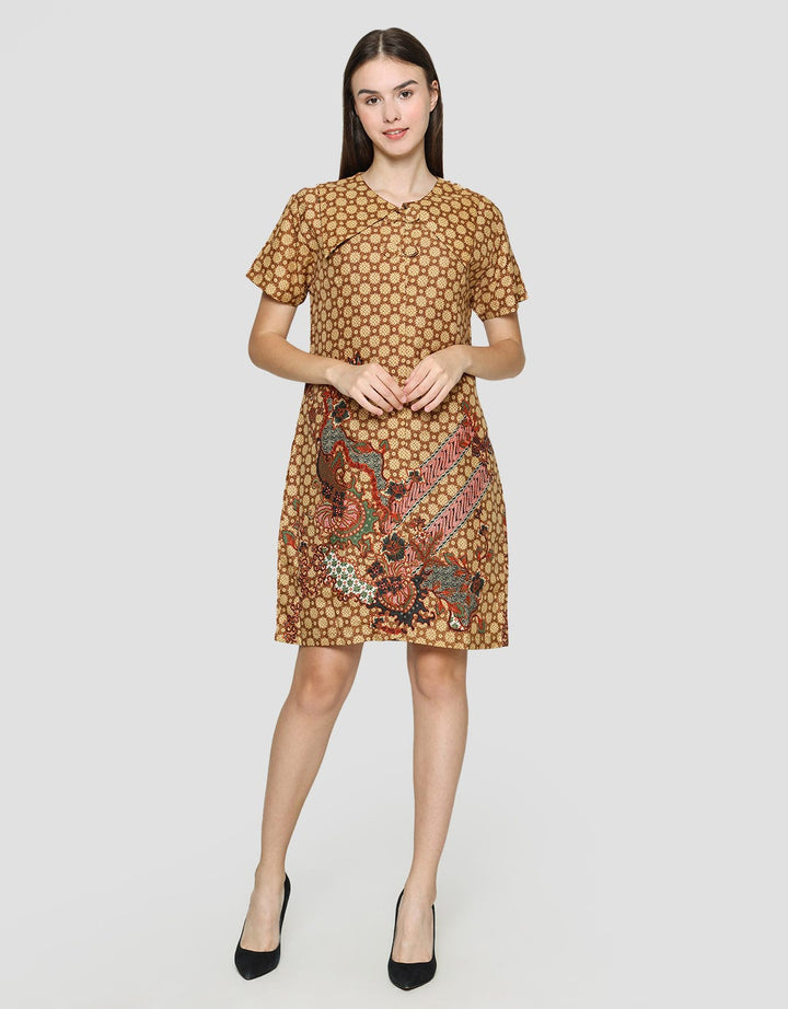 Adikusuma Women's Batik Parang Chrysanthemum Blouse