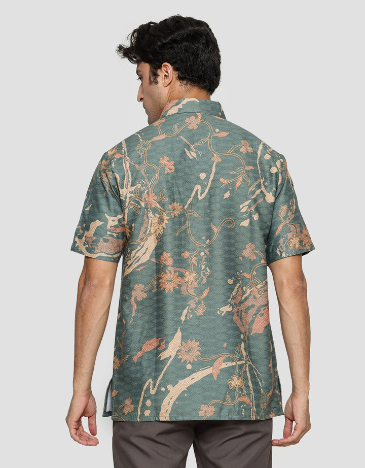 Adikusuma Batik Gajah Ulin 34 Hem Body Fit Pria