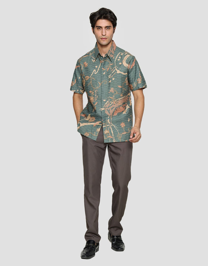 Adikusuma Batik Gajah Ulin 34 Hem Body Fit Pria