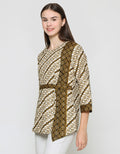 Adikusuma Women's Parang Centung Batik Blouse