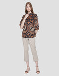Adikusuma Women's Batik Wulu Parang Blouse