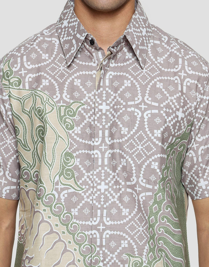 Adikusuma Batik Gajah Ulin 38 Hem Body Fit Pria