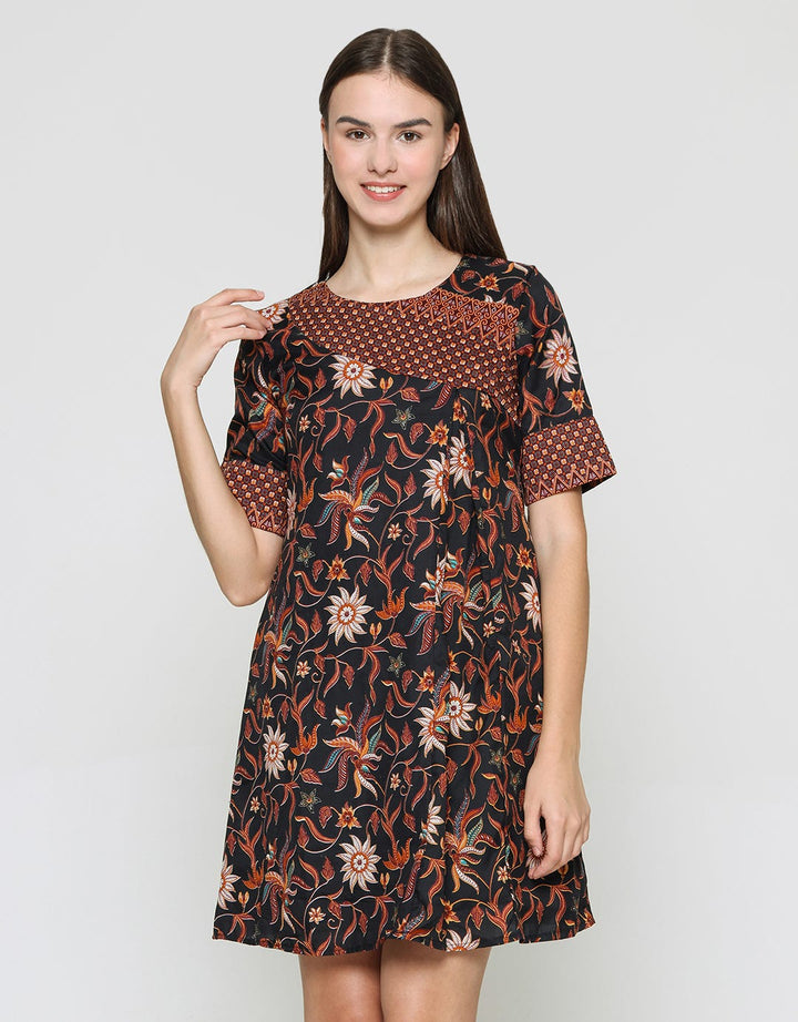 Adikusuma Sackdress Batik Daisy Flowers Women