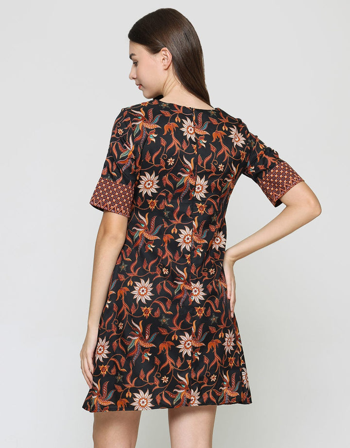 Adikusuma Sackdress Batik Daisy Flowers Women