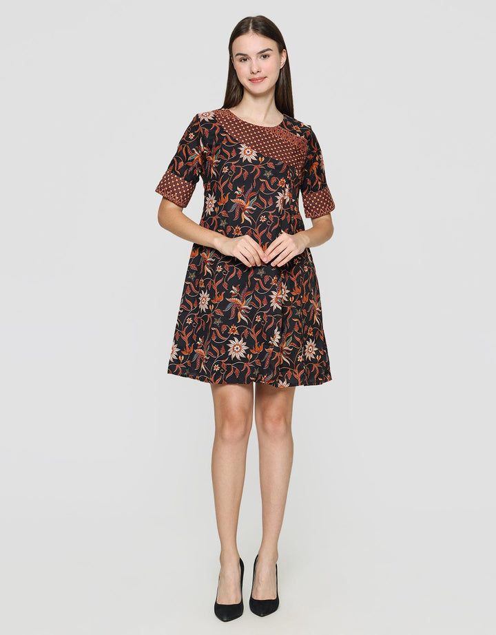 Adikusuma Sackdress Batik Daisy Flowers Women