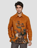 Adikusuma Regular Fit Batik Bunga Rantai Kemeja Pria