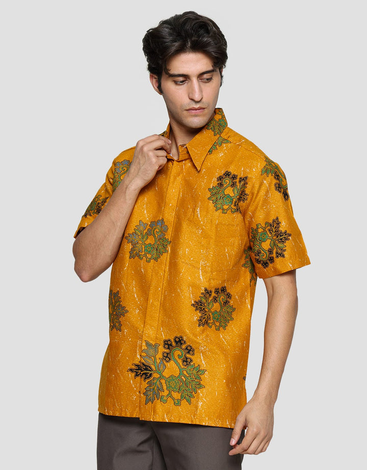 Adikusuma Batik Gajah Ulin 34 Hem Body Fit Pria
