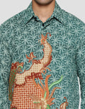 Adikusuma Kemeja Regular Fit Batik Bunga Sekar Pria