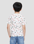 Little M Full Print Car Boys Short Sleeve T-Shirt