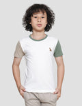 Little M Dino Organik Kaos Lengan Pendek Anak Laki-laki