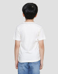 Little M Dino Backpack Application Boys Short Sleeve T-shirt