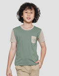 Little M Organik Cotton Kaos Lengan Pendek Anak Laki-laki