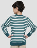 Little M Stripes Police Car Sweater Anak Laki-laki