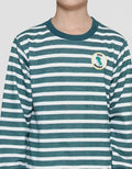 Little M Stripes Police Car Sweater Anak Laki-laki
